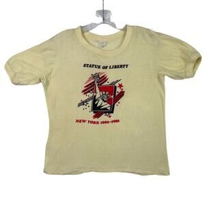 Vintage 1986 Statue of Liberty Centennial T-Shirt USA Single Stitch medium